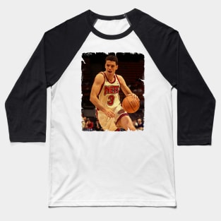 Drazen Petrovic - Vintage Design Of Basketball Baseball T-Shirt